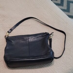 Tignanello Black Leather Shoulder Bag